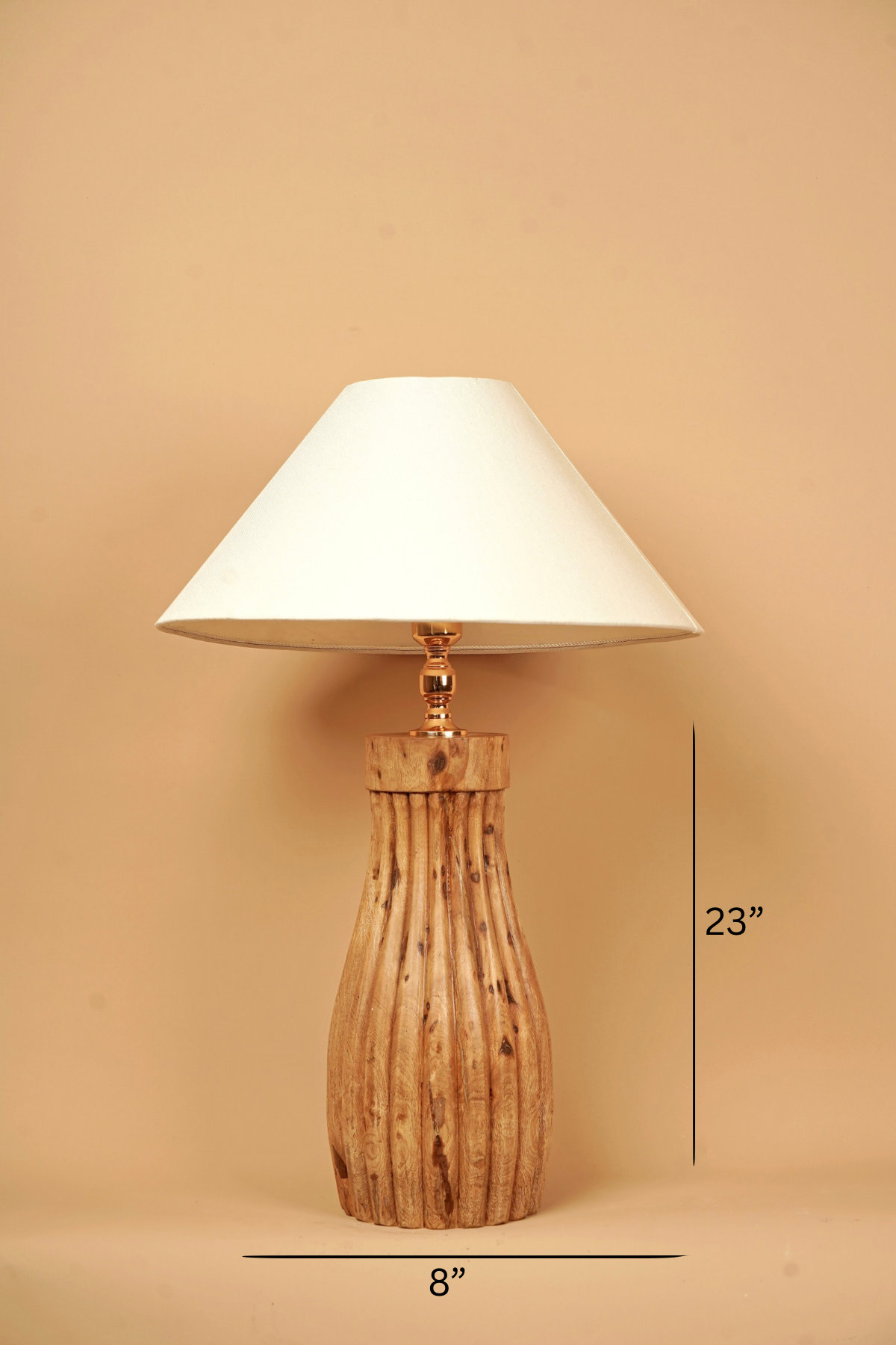 Davi’s Wooden Table Lamp