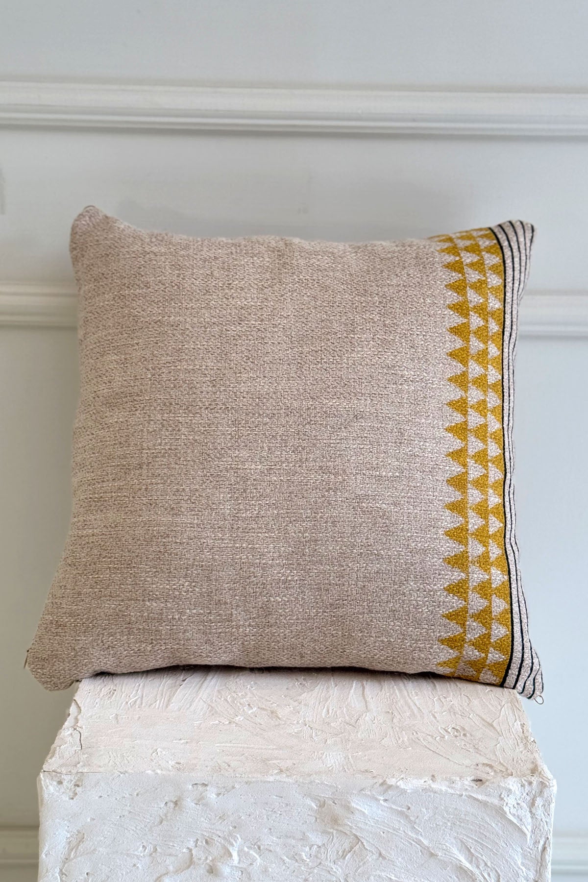 Tessra Block Printed Cushion