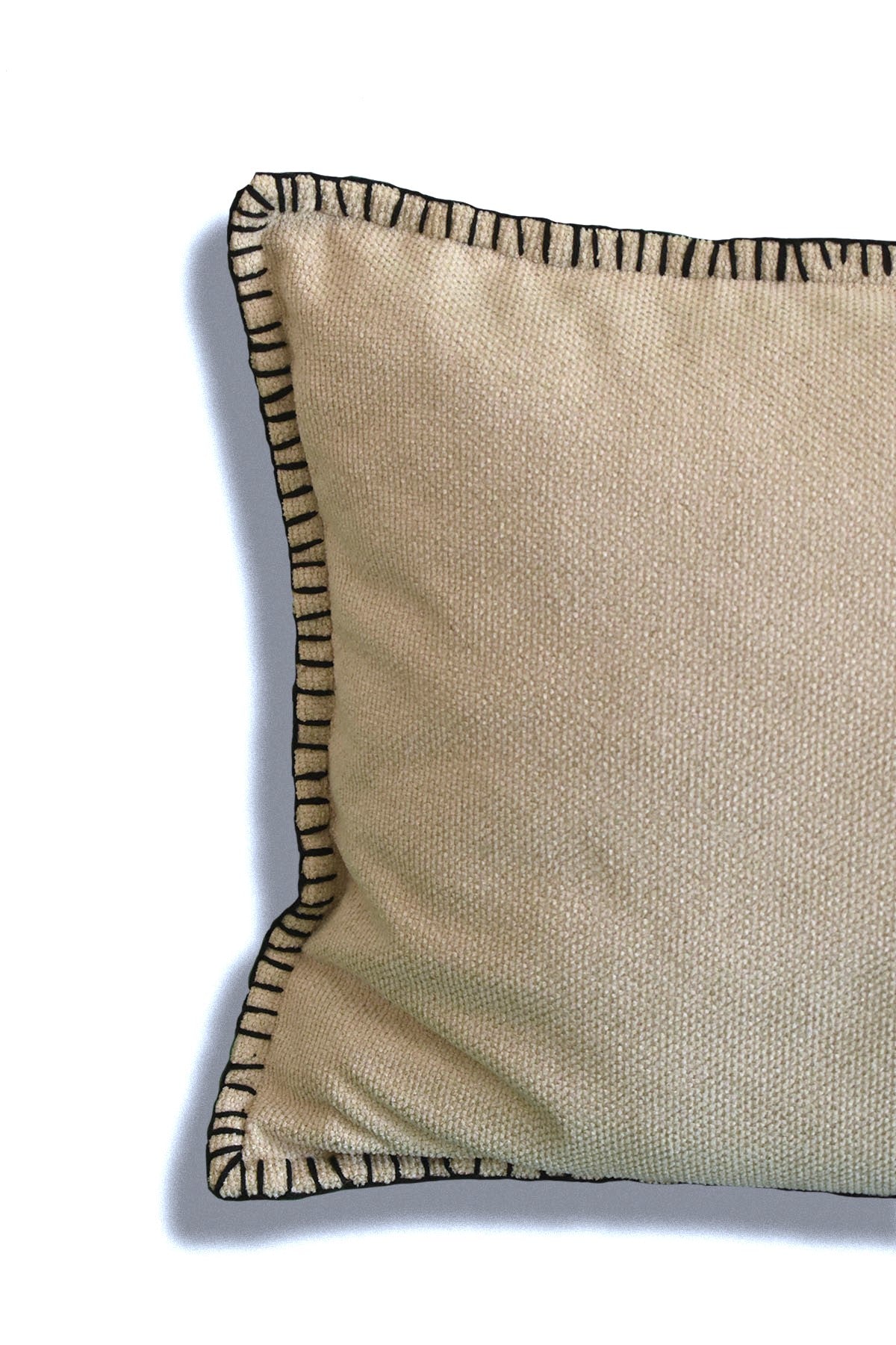 Hand Embroidered Topstitch Cushion Cover